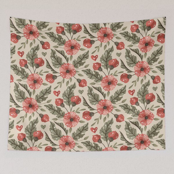 Artikelvorschau, Watercolor flowers pattern entworfen und verkauft von Patternsonly.