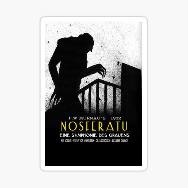 Sticker Nosferatu Redbubble