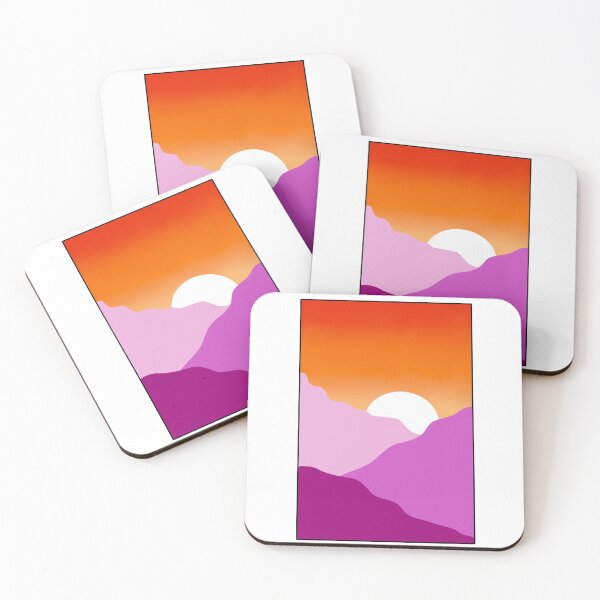 Item preview, Subtle Lesbian Pride Sunset designed and sold by SiouxieRose.