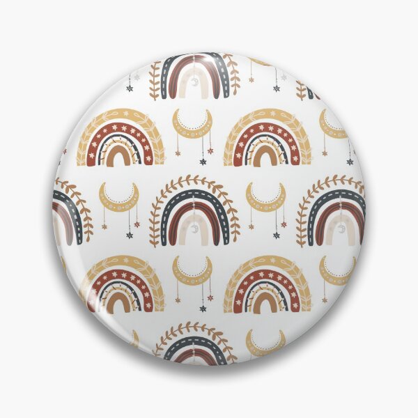 Artikelvorschau, Gold moon rainbow mid-century full entworfen und verkauft von Patternsonly.