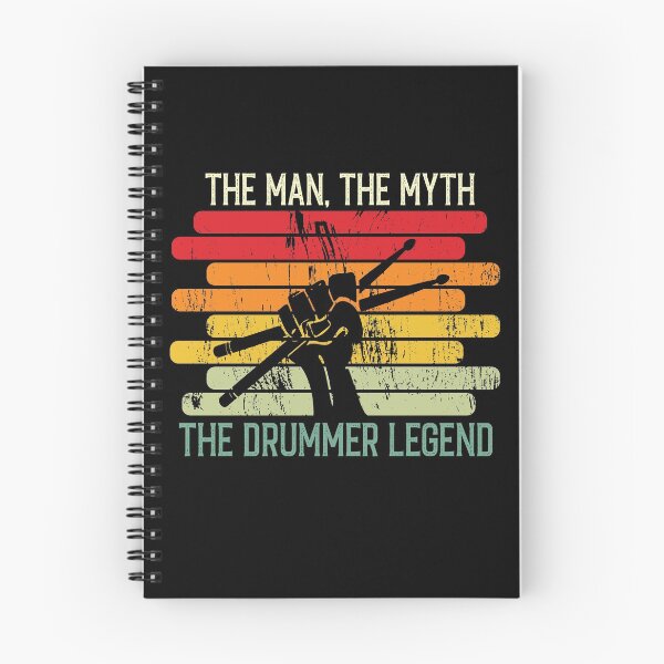 Item preview, The Drummer Legend Vintage Retro Drumsticks Drums Drummer Gift Idea designed and sold by Creative Angel.