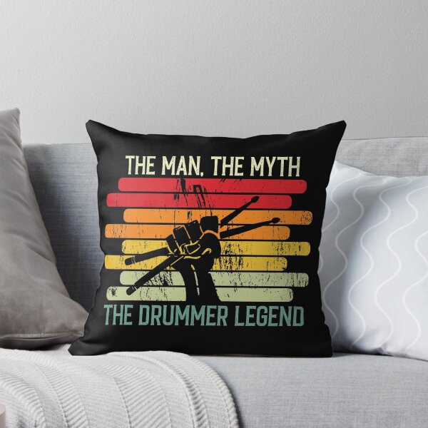 Item preview, The Drummer Legend Vintage Retro Drumsticks Drums Drummer Gift Idea designed and sold by Creative Angel.