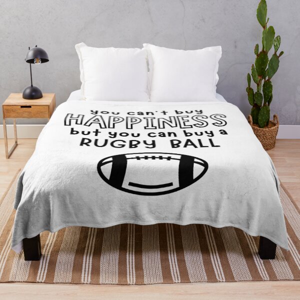 Item preview, You can't buy happiness but you can buy a rugby ball. designed and sold by TheGreenGoat.