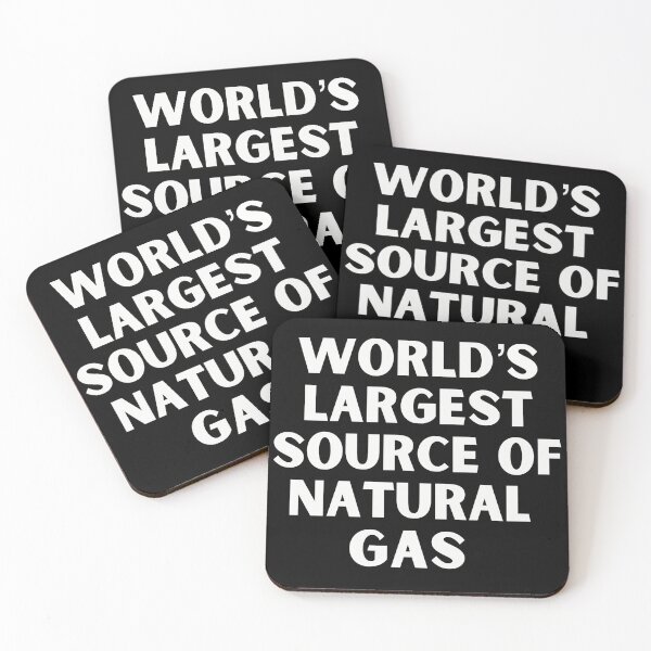 Item preview, World’s Largest Source of Natural Gas | White designed and sold by mareabello.