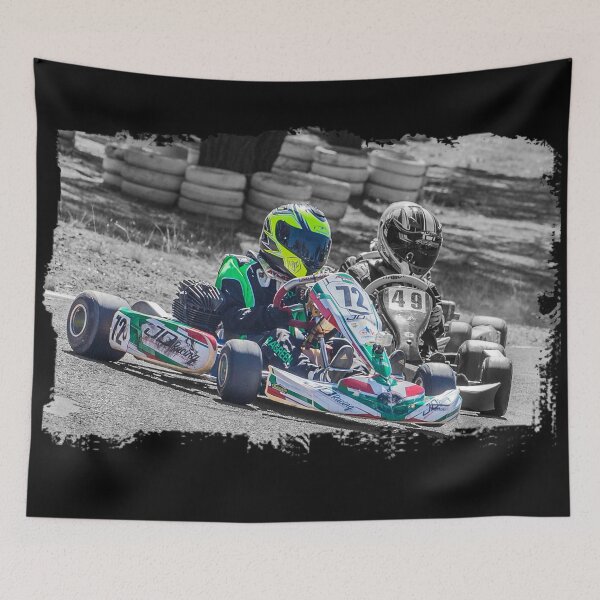 Item preview, Kart colour splash rips around a fast circuit. designed and sold by shaynetwright.