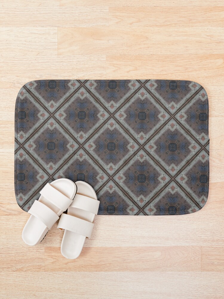 Thumbnail 1 of 6, Bath Mat, Paver Pattern designed and sold by DomGDesign.