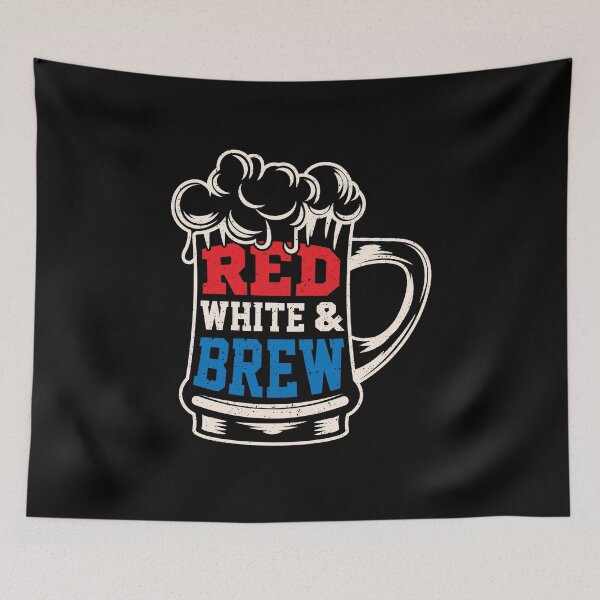 Item preview,  Red White And Brew designed and sold by Apoorv Choudhary.