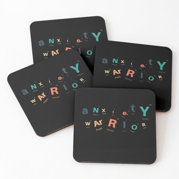 Item preview, Anxiety warrior Periodic table of elements  designed and sold by FERHOUD.