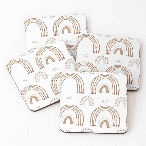 Item preview, Gold rainbow mid-century full designed and sold by Patternsonly.
