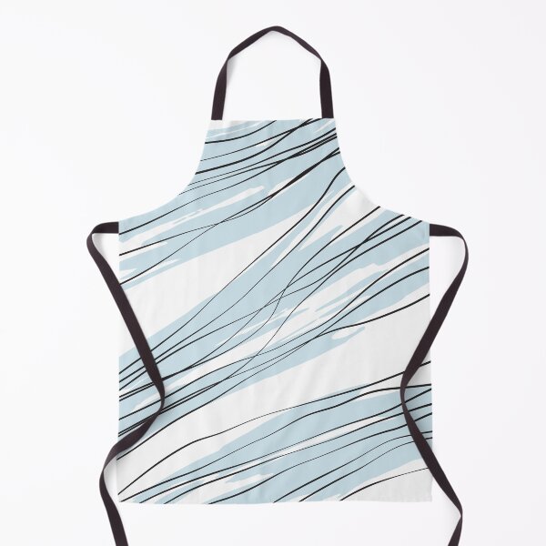 Item preview, Abstract brush strokes. Blue. designed and sold by PAPER MOON art & design.