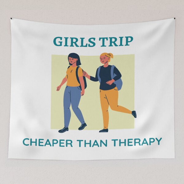 Item preview, Girls trip cheaper than Therapy designed and sold by Sadhvika.