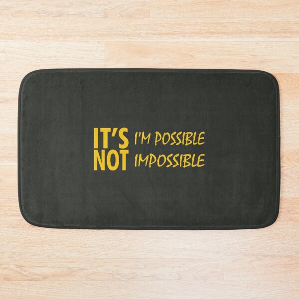 Item preview, It Is I Am Possible Not Impossible designed and sold by PabloPatterns.