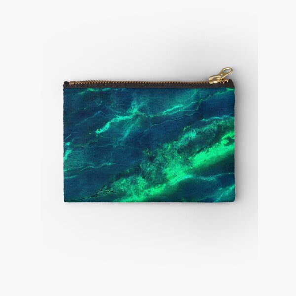 Item preview, Marble blue teal turquoise green abstract pattern designed and sold by cutecrazytshirt.
