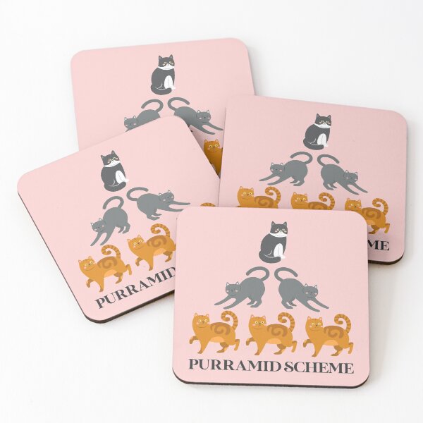 Item preview, Pyramid Scheme Cat Funny Gift Idea Multi Level Marketing MLM Scam Women Men Unisex  designed and sold by Talia  Jones.