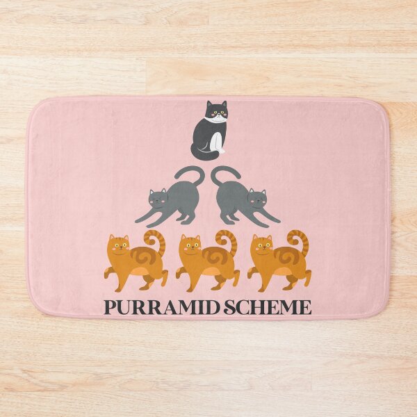 Item preview, Pyramid Scheme Cat Funny Gift Idea Multi Level Marketing MLM Scam Women Men Unisex  designed and sold by Talia  Jones.