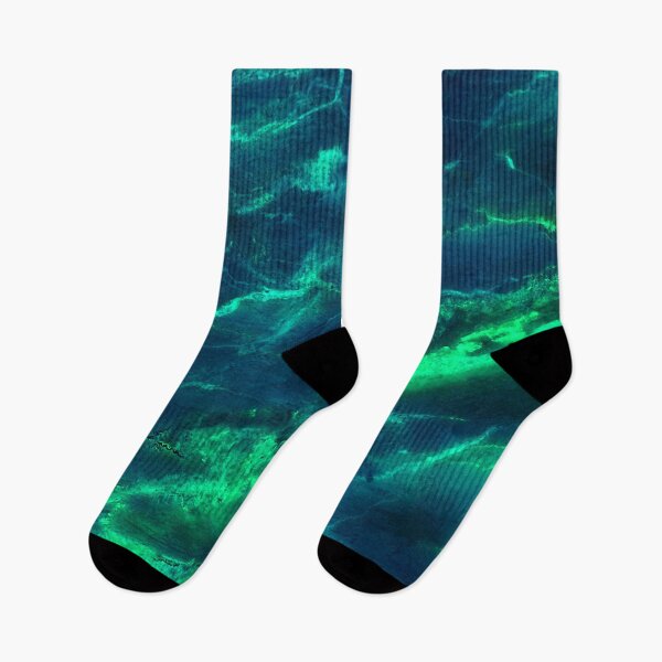 Item preview, Marble blue teal turquoise green abstract pattern designed and sold by cutecrazytshirt.