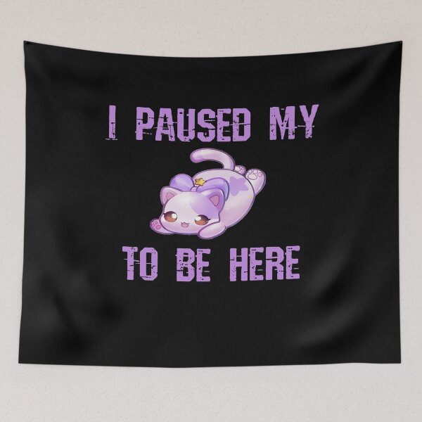 Item preview, I paused my Aphmau to be here designed and sold by eyline91.