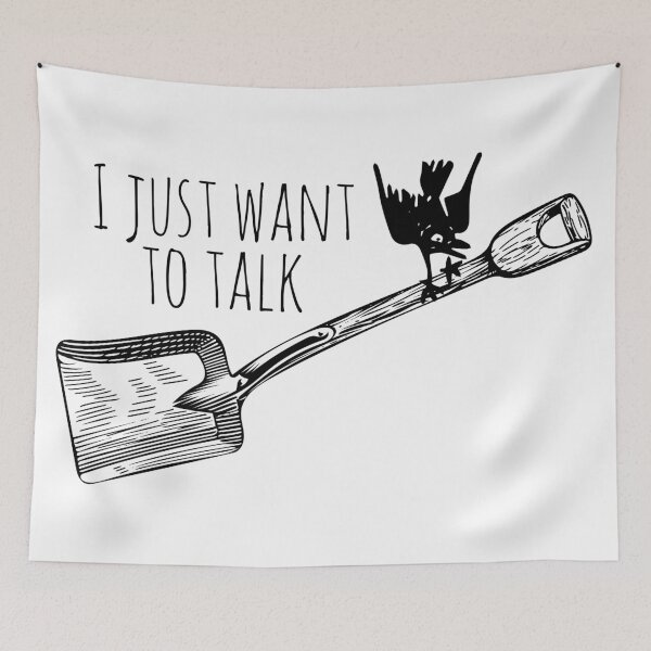 Item preview, I just want to talk designed and sold by trickweiss.