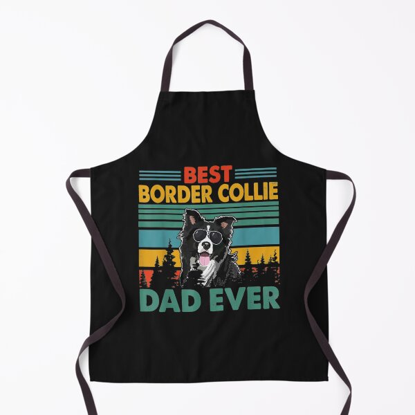 Item preview, est Border Collie Dad Ever T-ShirtVintag Retro Best Border Collie Dad Happy Father's Day designed and sold by WeemaPros.