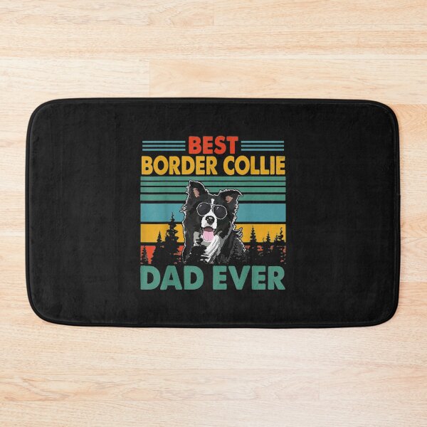 Item preview, est Border Collie Dad Ever T-ShirtVintag Retro Best Border Collie Dad Happy Father's Day designed and sold by WeemaPros.