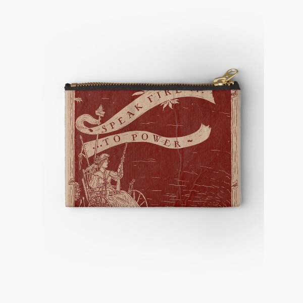 Item preview, Speak fire to power – Anarchy, Revolution and Disability - Red designed and sold by Loki Propagandart.
