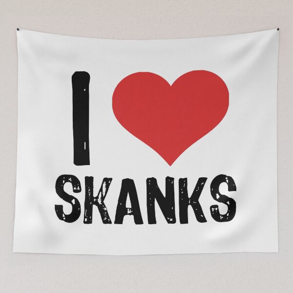 Item preview, I Love Skanks designed and sold by The "I Love Everything" Shop.