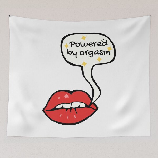 Item preview, Powered By Orgasm Funny Orgasm Gift For Couple designed and sold by Shop signer.