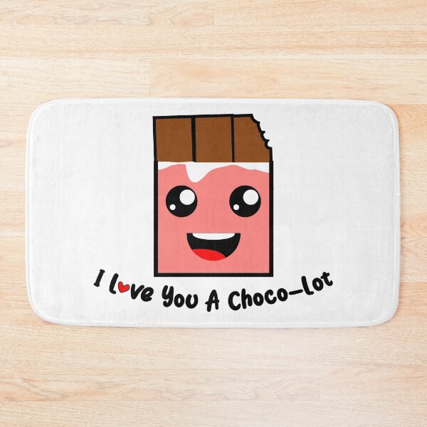 Item preview, I Love You A Choco-lot cute kawaii chocolate  designed and sold by joy4shirt.