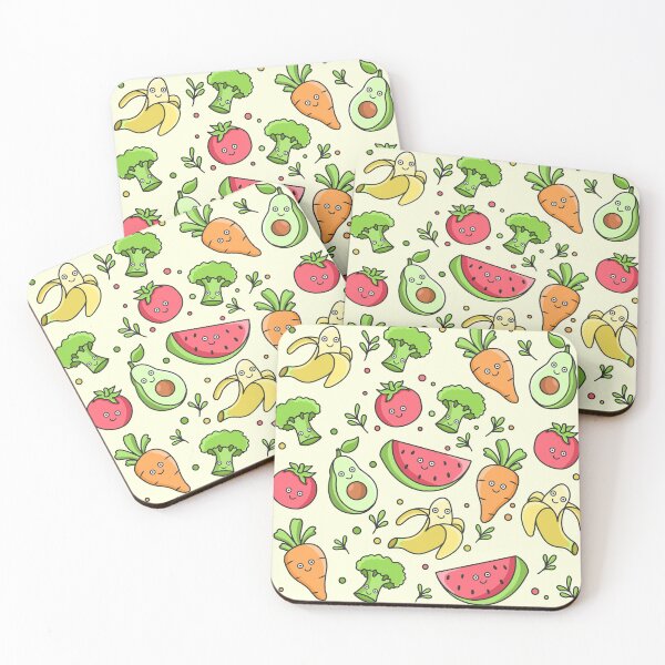 Item preview, Fruits and Veggies Pattern designed and sold by Kimprut.