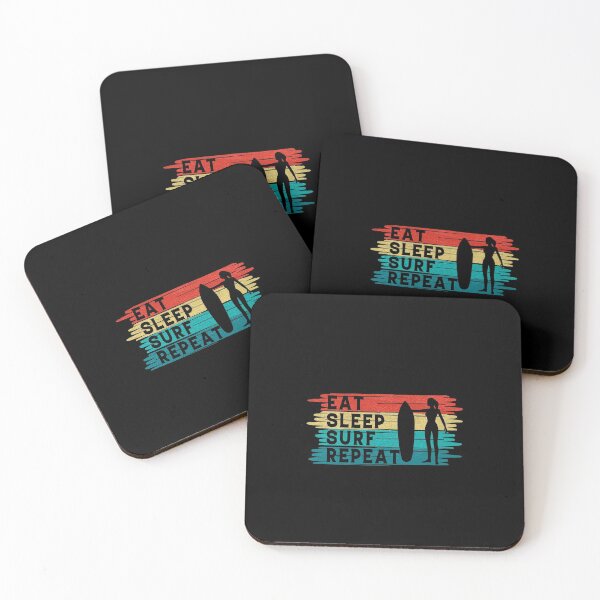 Item preview, Eat Sleep Surf Repeat Funny Surfing Gifts for Surfer Boyfriends designed and sold by ZETTIF ⭐⭐⭐⭐⭐.