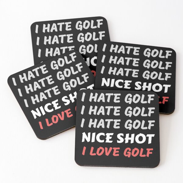 Item preview, I Hate Golf I Hate Golf I Hate Golf Nice Shot I Love Golf designed and sold by medbdj.
