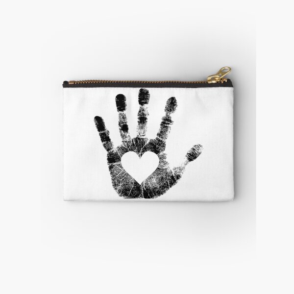 Item preview, Black Lives Matter - Black Hand Print with Heart in the Palm designed and sold by WearWolfDesigns.