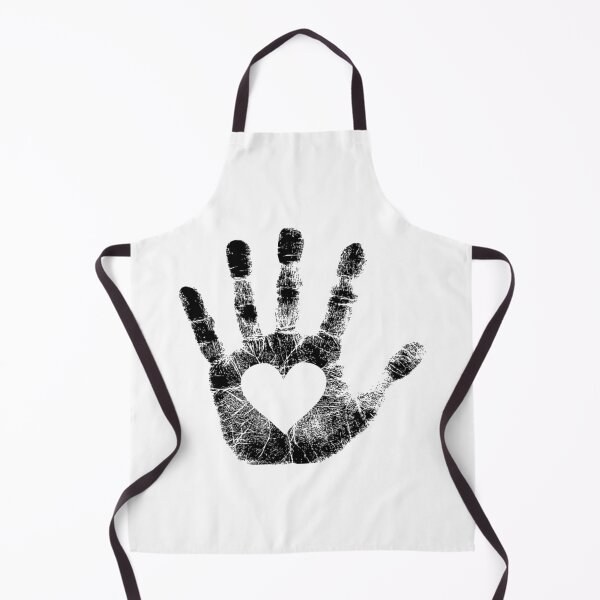 Item preview, Black Lives Matter - Black Hand Print with Heart in the Palm designed and sold by WearWolfDesigns.