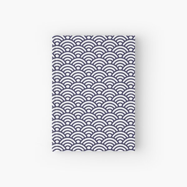 Vagues Japonaises Lignes Carnet cartonné