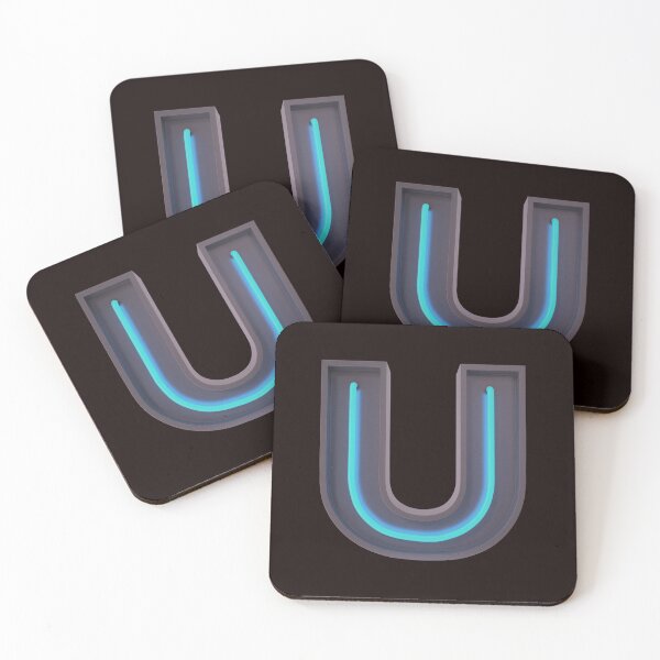Item preview, Neon Letter Sign U designed and sold by Ruby Jackson.