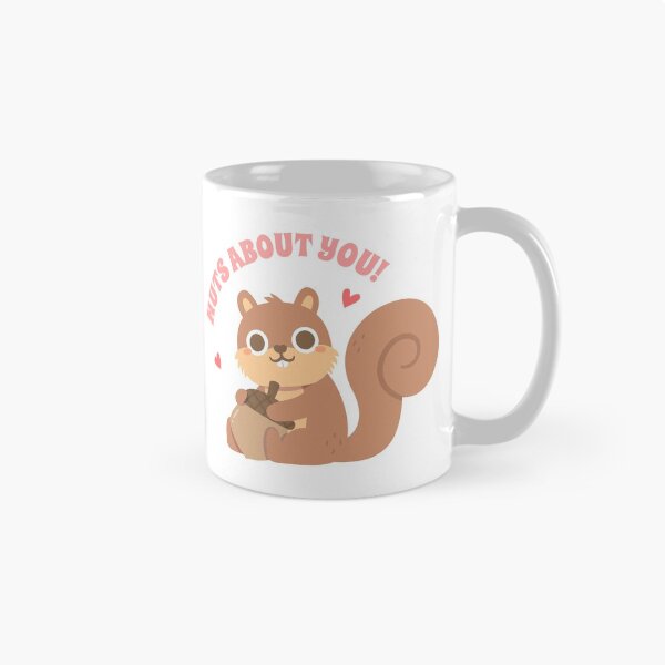 Aperçu de l'œuvre Squirrel Nuts About You Cute Love Pun créée et vendue par rustydoodle.
