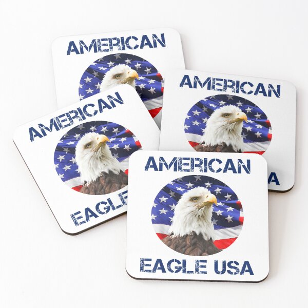 Item preview, American Eagle USA Flag designed and sold by CynFabbCrafts.