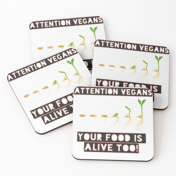 Item preview, Attention Vegans designed and sold by Putty1981.