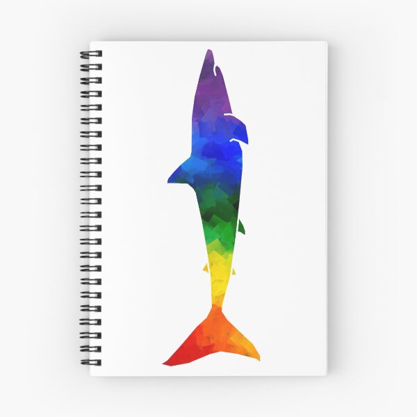 Item preview, Rainbow Great White Shark designed and sold by moietymouse.