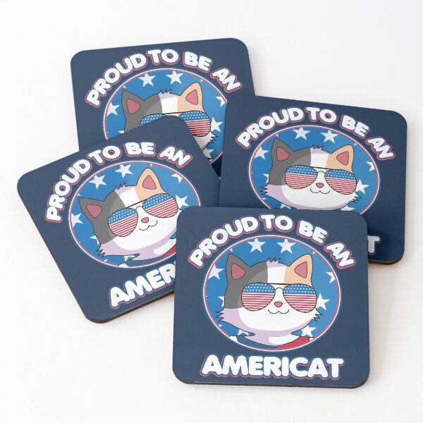 Item preview, Funny American Cat USA Flag Sunglasses, Proud Americat Patriotic Gift designed and sold by SaliDesigner.