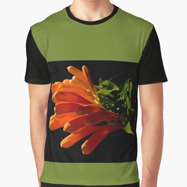 Flame vine flower Graphic T-Shirt