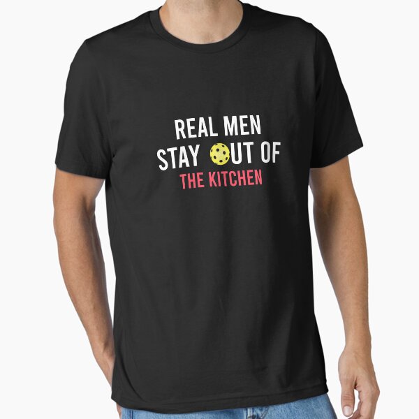 Item preview, Funny Real Men Stay Out of the Kitchen Sports Pickleball designed and sold by Feeling Free.