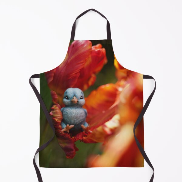 Item preview, Blue the Chick in an orange Parrot Tulip designed and sold by Portegiesje.