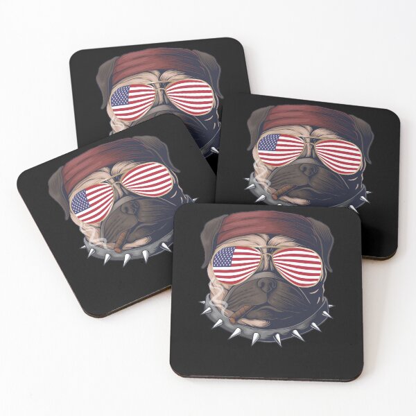 Item preview, Dog Wearing Sunglasses, Cool Dog, Dog with Glasses, American flag sunglasses. designed and sold by LEGACY10.