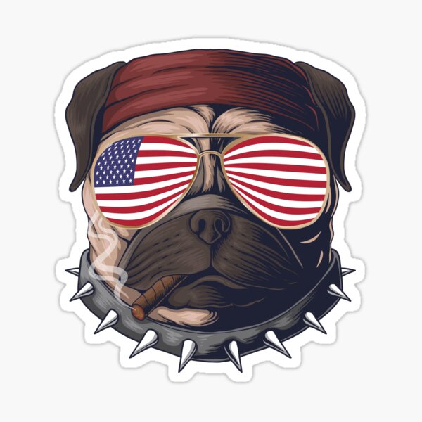 Custom Shades Sunglasses On Funny Pitbull Pit Bull Dog T Shirt Shield Patch  By Kasraconole - Artistshot