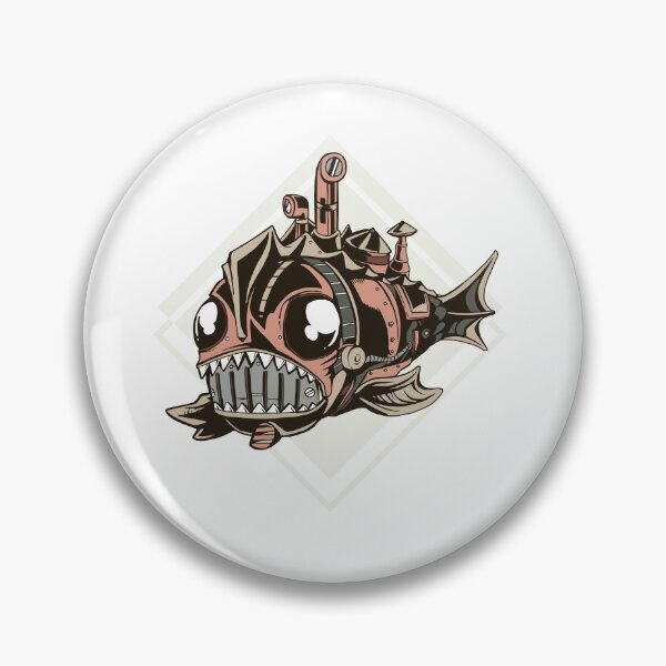 Item preview, Steampunk Fish Retro Look designed and sold by Watersolution.