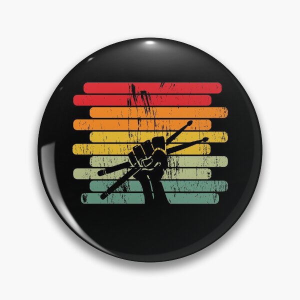 Item preview, Vintage Retro Drumsticks Drum Player Gift designed and sold by Creative Angel.