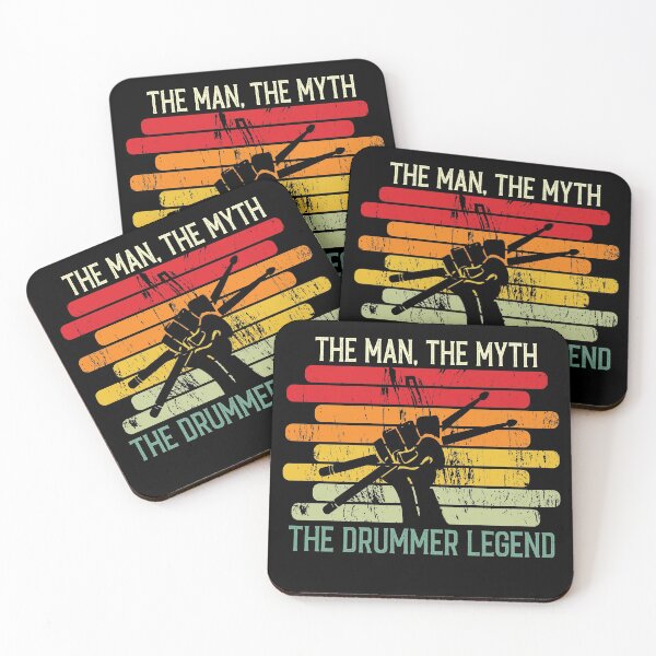 Item preview, The Drummer Legend Vintage Retro Drumsticks Drums Drummer Gift Idea designed and sold by Creative Angel.