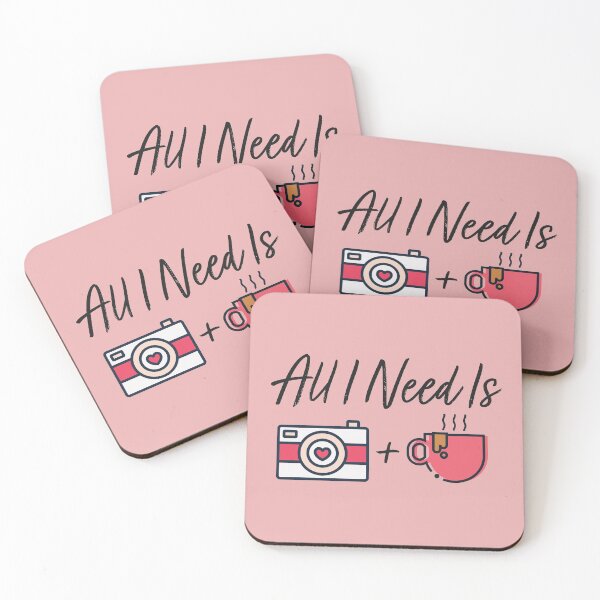 Item preview, All I Need Is Coffee and My Camera designed and sold by GeeksUnique.