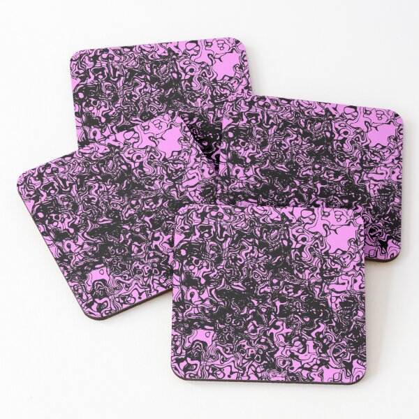 Artikelvorschau, Fließendes Design - Schwarz und Pink entworfen und verkauft von rahilvalani.